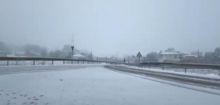 Kandıra Yolu’nda yoğun tipi!